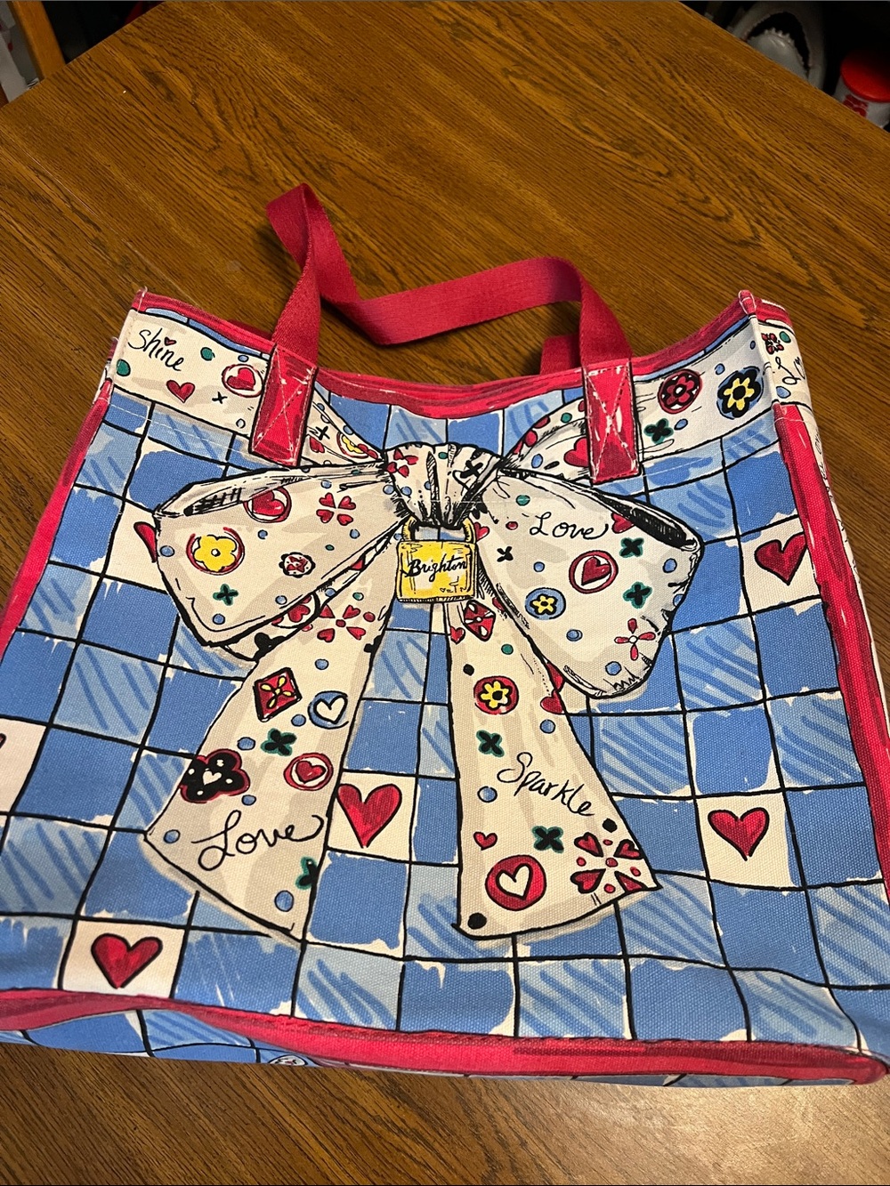 Brighton 🎀 LOVE SPARKLE Canvas Tote